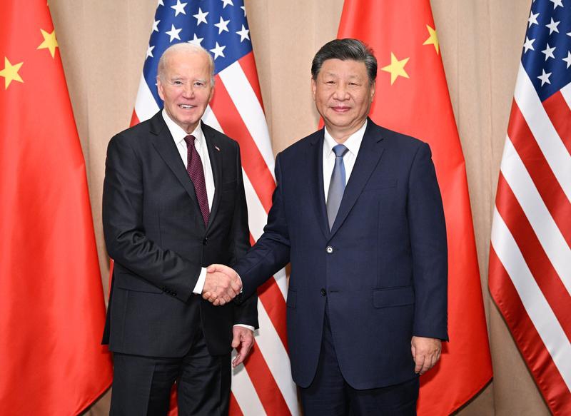 习近平同美国总统拜登在利马举行会晤「相关图片」